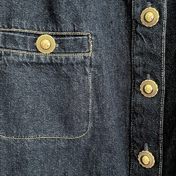 NWOT Reformation Tropez Denim Mini Dress - Picture 9 of 16